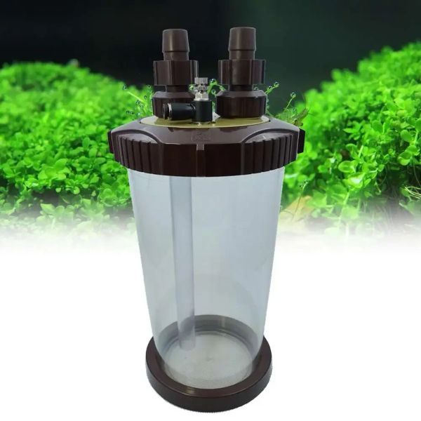 Ausrüstung 1PC 2500ml Klar CO2 Diffusor Zerstäuber Fisch Pflanze Tank Reaktor Aquarium Wasserpflanze Liefert Für 12/16mm 16/22mm Schlauch Großhandel