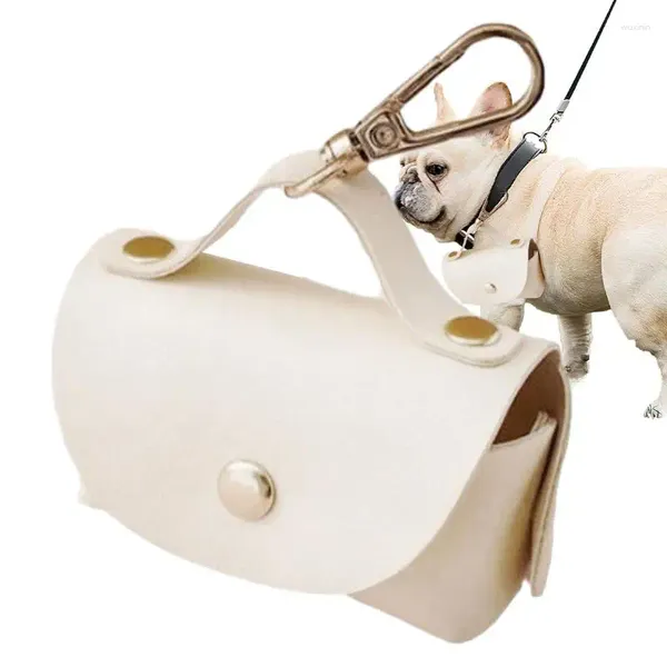 Dispensador de saco de cocô de vestuário de cachorro fácil de limpar bolsa toque confortável para pontos cênicos Home Communit