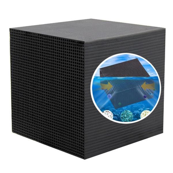 Accessori Filtro a cubetti d'acqua a carbone attivo Materiale filtrante EcoAquarium Adsorbimento Impurità Accessori per media filtranti per acquario