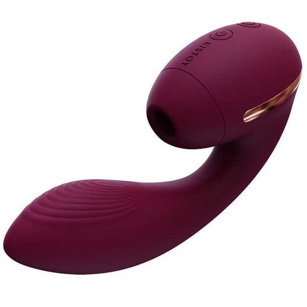 Verkaufen Sie Dual -Massage -Stick innerhalb und äußerer Damensaug -Vibrator Erwachsener Sexspielzeug Produkt Spielzeugvibratoren für Frauen 231129