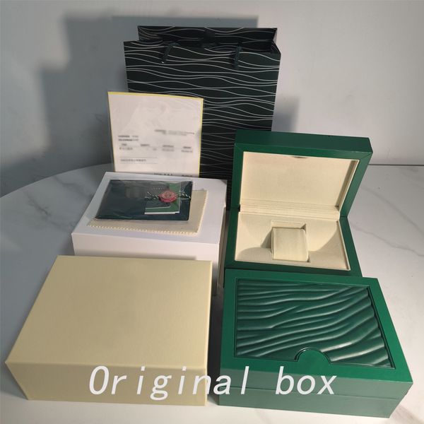 AA Day Date-Uhr für Herren, Etuis, Box, Luxus-Uhrenboxen, originales inneres äußeres Damen-Uhrengehäuse, Herrenuhr-Broschüre, Kartenzubehör, Zertifikat, Handtasche, dhgate milgaus