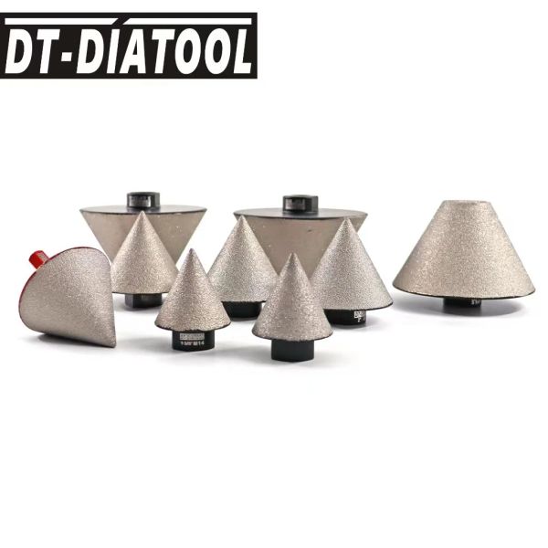 Boren DTDIATOOL Vuoto Brasato Diamantato Smusso Punta a Dito Finitura SEGA A TAZZA Utensile Piastrella Ceramica Dia 35/50/82mm M14 Connessione Smussatura