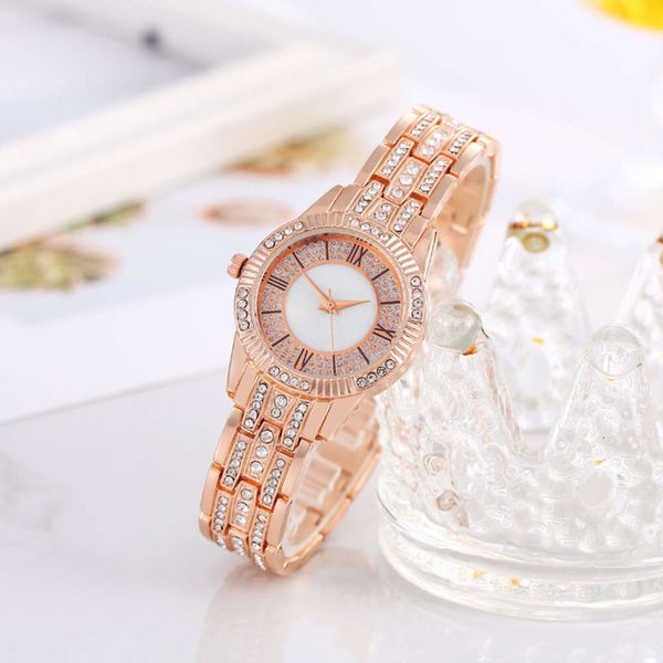 Высококачественные роскошные мужские мужские часы Women Fashion Leisure Womens Watch с Diamond Shell Faced Студенческий интернет -красный кварц 7 кзб