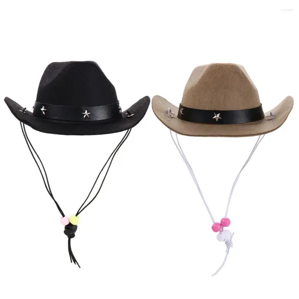 Abbigliamento per cani Decorazione di Halloween Prodotti per animali Cappello da festa di compleanno da cowboy occidentale Forniture per costumi di gatto