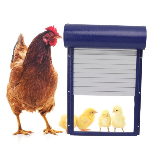 Accessori Porta automatica per pollaio ad energia solare Apriporta automatica per polli con sensore di luce, timer, telecomando caldo