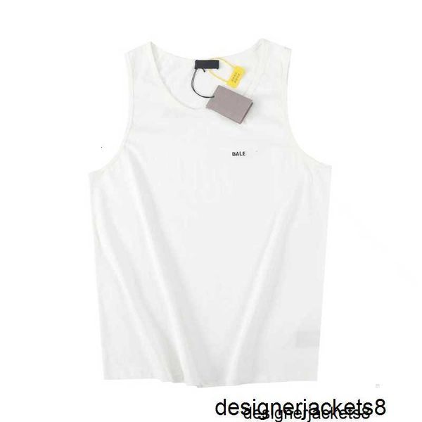 Designer-T-Shirts für Herren, Correct Edition B Home Paris, neuer gestickter Buchstabe, einfach und locker, atmungsaktiv, ärmelloses U-förmiges Tanktop für Herren und Damen, 7LOR7LOR