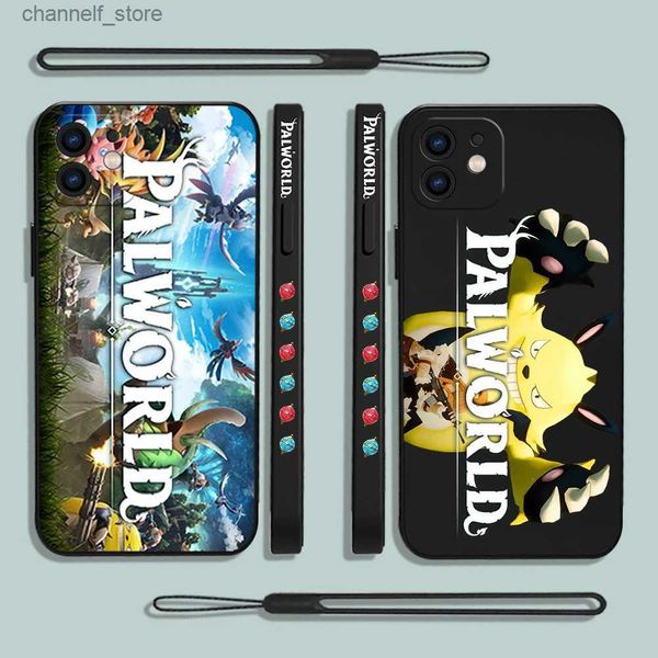 Capas de telefone celular Jogos populares Cute Palworld Phone Case para Samsung Galaxy S23 S22 S21 S20 Ultra Plus FE S10 S9 Note 20 ultra 10 9 Plus CoverY240325