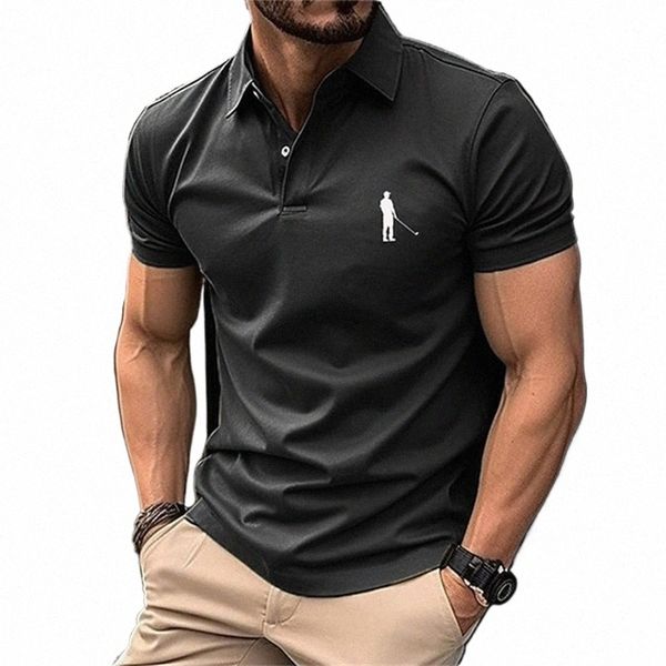 Outdoor Golf Sport Kleidung Fi Einfachheit Harajuku Polo T-shirt Für Männer Sommer Heißer Verkauf Kurzarm Hemd Lose Revers top 53eQ #
