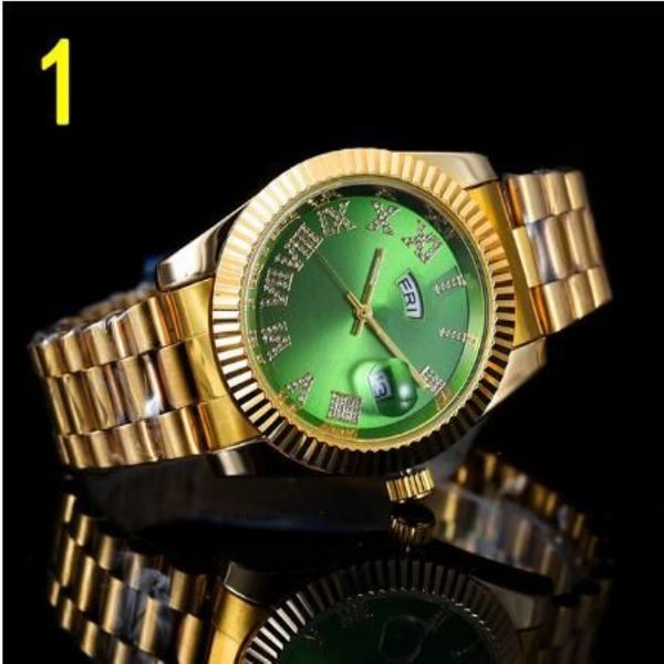 Orologio da uomo Top Brand di lusso con diamanti di marca Orologio da donna Originale Casual Moda Business Orologi da polso al quarzo Uomo Regalo a1 Watch252Z