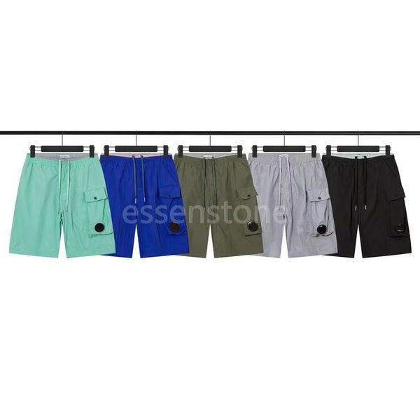 Causal curto designer de lente única bolso curto casual tingido praia shorts natação ao ar livre jogging casual secagem rápida cp curto M-2XL