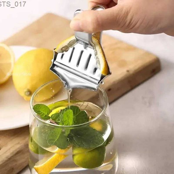 Altri utensili da cucina Spremiagrumi lime spremitura manuale macchina per succo arancia fetta di limone macchina per succo spremitura manuale utensile da cucina in acciaio inossidabileL2403