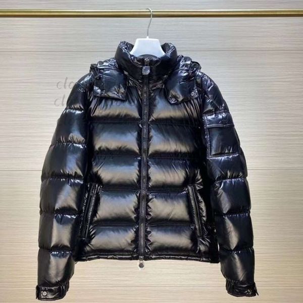 Erkekler Down Parkas Mens Tasarımcı Ceket Kış Ceketleri Kadın Parkas Man Palto Moda Ceket Puffer Deri Deri Kapşonlu Rüzgar Dergilek Kalın Sıcak Paltolar Dış Giyim Parka