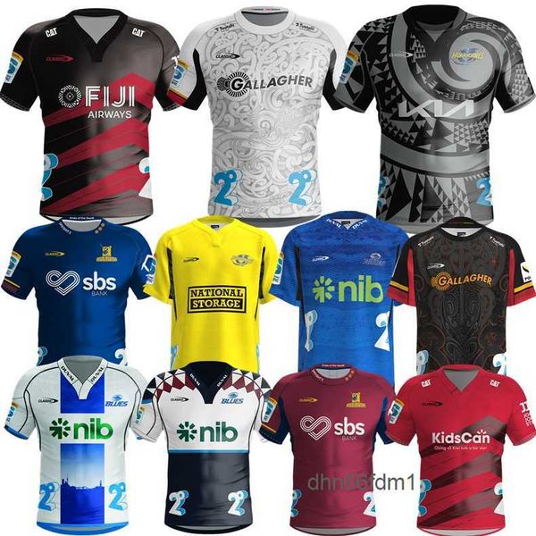 2024 Blues Highlanders Rugby-Trikots 24 25 Crusaderses zu Hause auswärts ALTERNATE Hurricanes Heritage Chiefses Super-Größe S-5XL-Shirt 4V0D