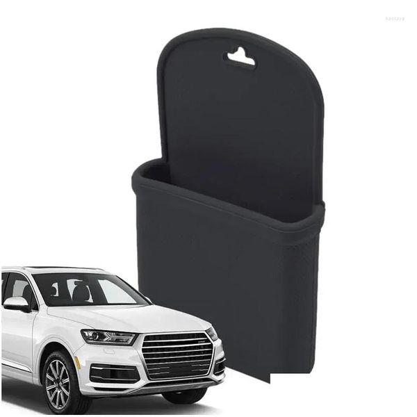 Carro Organizador Tronco Armazenamento Air Vent Bolsa Caixa Desgaste-Resistente Óculos Telefone Titular Moeda Chave Caso Drop Delivery Automóveis Motorc OT0QM