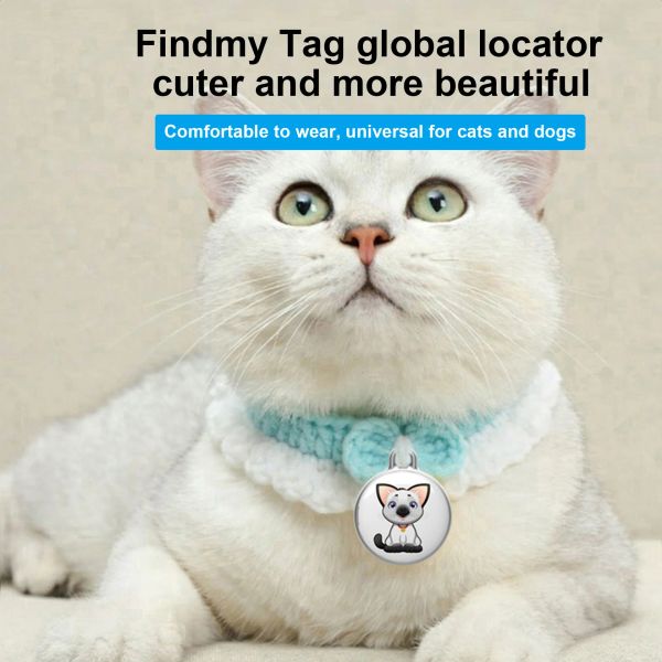 Tracker Findmy Tag Smart Device Mini GPS Persönlicher Alarm Global Positioning Tracker zum Auffinden von Mobiltelefonen, verlorenen Geldbörsen, Hunden, Kindern, Haustieren, Katzen