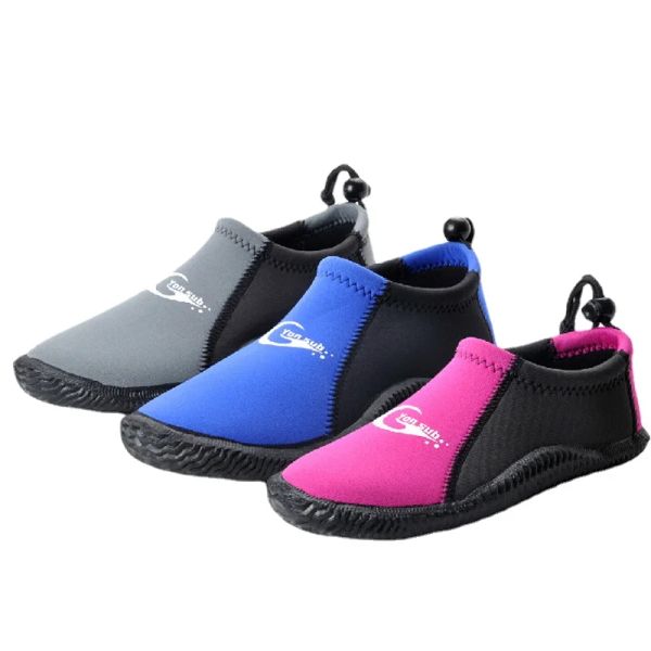 Sapatos neoprene 3mm adulto aqua sapatos antiderrapantes sapatos de mergulho praia sapatos de borracha para natação mergulho e mergulho