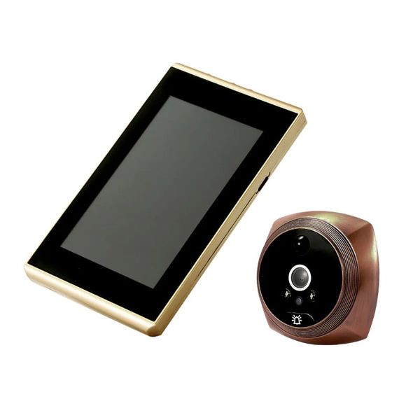 Новый 2024 4,3 дюйма 1080p видео Peephole Digital Door Camera Дверь Колон