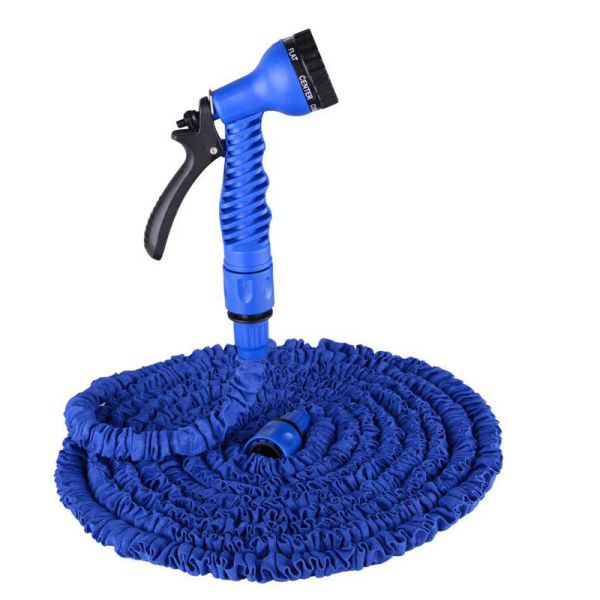 Bobine Tubo flessibile da giardino espandibile per irrigazione Tubo flessibile per acqua espandibile con ugello di spruzzatura Bobina per pistola ad acqua da giardino per autolavaggio esterno