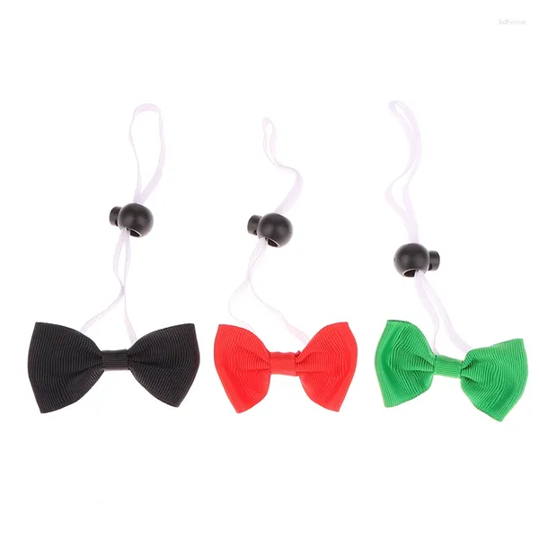 Abbigliamento per cani Cravatta irlandese Verde Cordino regolabile per collo Rosso Nero Mini Fiocco Decorazione per animali domestici