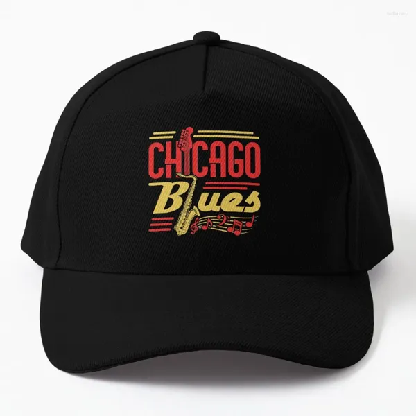 Бейсбольные кепки Chicago Blues Бейсболка Custom Sun Hat Спортивные аниме Женские шапки 2024 Мужские