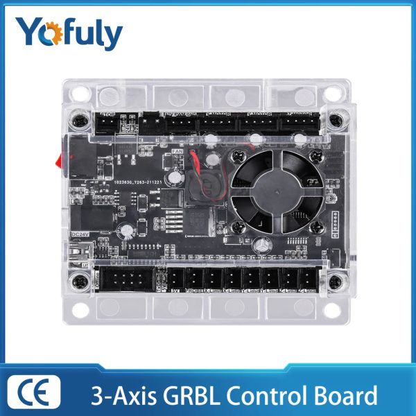 Placa de controle da máquina de gravação CNC de 3 eixos grbl 1.1f Porta USB, controlador offline para CNC 3018 Pro Gravador a laser para trabalhar madeira