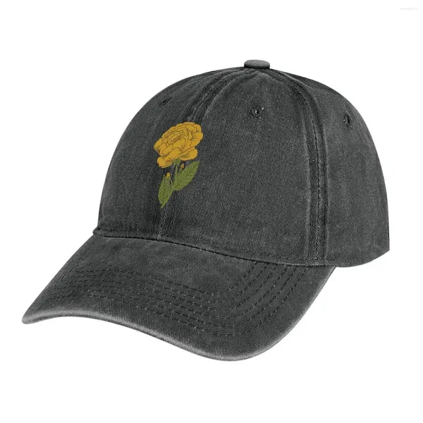 Boinas Spring Garden – Chapéu de cowboy cinza dourado snap back praia passeio masculino feminino