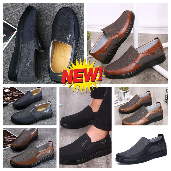 Scarpe casual GAI Uomo Nero Marrone Scarpe Punta dei piedi banchetto per feste Abito da lavoro Designer uomo Minimalista Traspirante Scarpe taglie EUR 38-50