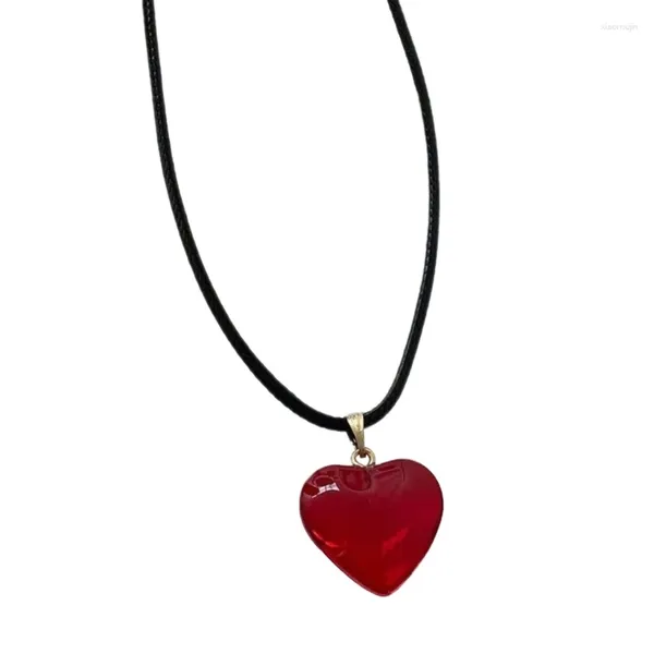 Ожерелья с подвесками, длинная цепочка, ожерелье «Любовь», мужские и женские чокеры, аксессуары для вечеринок для девочек, H9ED