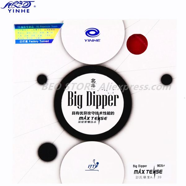 YINHE BIG DIPPER Sticky Forehand Offensive Ping Pong Gomma Pips-in GALAXY Originale Ping Pong Spugna 240323