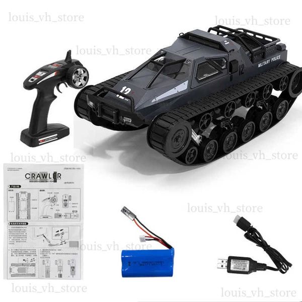 Carro elétrico/RC 1/12 RC Tank Car 2,4g 12 km/h Carro Drifting de alta velocidade Proporcional RAWLER RADIO MODELOS DE VEÍCULOS MODELOS DE VEÍCULOS GRANTOS PARA CRIANÇAS T240325