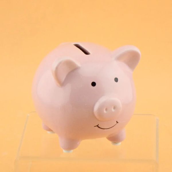 Коробки 1 шт. керамические маленькие милые свиньи-копилки украшения статуэтки розовая свинья копилка для хранения монет копилки детские подарки ремесла