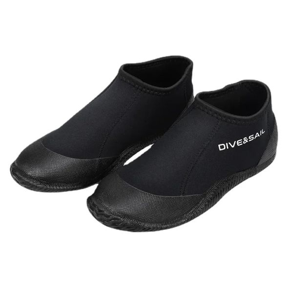 Sapatos de 3 mm de neoprene botas de mergulho sapatos de água vulcanização de inverno à prova de frio Alto de barbatanas quentes superiores
