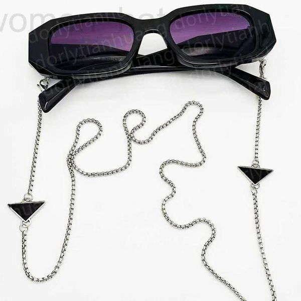 Óculos cadeias designer modas corrente de aço inoxidável não fade retentor óculos titular cinta fone de ouvido anti-perdido máscaras faciais pulseiras unisex colar mr5b