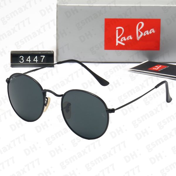 Occhiali da sole classici wayfarer raggi divani di vetro per donne designer lunette de soleil 2140 telaio in metallo rotondo 3447 lenti piatte esagonali 3548 1k4z