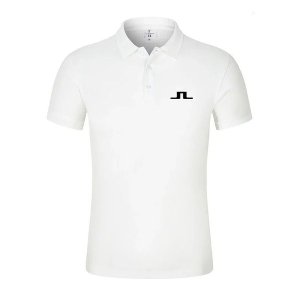 Sommer Männer Golf Shirt J LINDEBERG Jersey Casual Kurzarm Atmungsaktiv Hohe Qualität Herren Polo T-shirt Top 240309