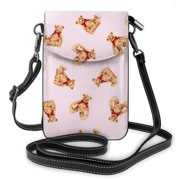 Borse a tracolla Borsa modello mini orso di marca per telefono Borse e borsette da donna Borsa a tracolla in pelle di design di lusso da donna piccola