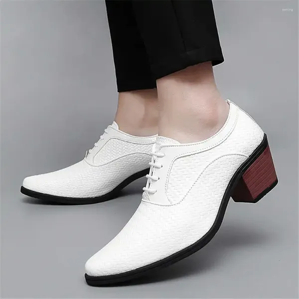 Scarpe eleganti Banquette Stringate Tacchi veri da uomo per uomo Stivali da sposa Sneakers uomo Sport Sapateni Bascket Luxery