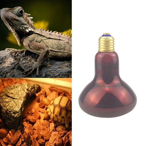 Beleuchtung Reptilien-Wärmelampe BONGBADA LED E27 UVA Infrarot R95 110V220V 50W/75W/100W/150W Geeignet für kleine Haustiere Schlange Eidechse Schildkröte