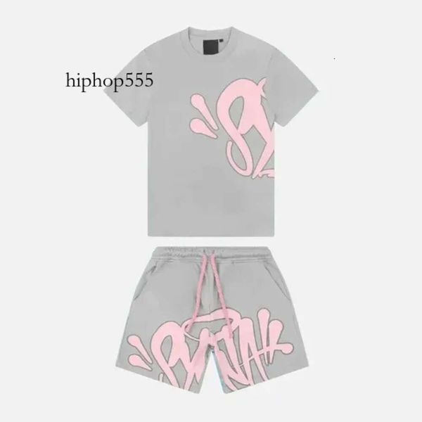 Syna World Track Suit Herren-Trainingsanzüge Synaworld Y2K Anzug Trainingsanzug Herren Hip Hop Letter Print Syna T-Shirt Shorts Zweiteiliges Set Kleidung Männer Frauen Sport-Set 5972