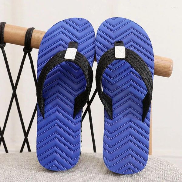 Chinelos masculinos verão flip flops praia causal ao ar livre flip-flop 2024 moda chinelo respirável fora sandálias homem sapatos à beira-mar