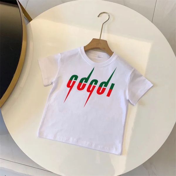 Maglietta a strisce per bambini primaverili Designer di maglietta casual Kids Kids a piombo a maniche corte per maglietta per bambini camicia per bambini camicia per bambini