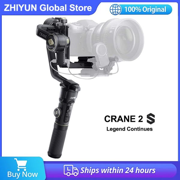 Supporti Zhiyun Crane 2s 3 assi Stabilizzatore cardanico portatile per fotocamera Dslr Mirrorless compatibile Sony Panasonic Lumix Nikon Canon