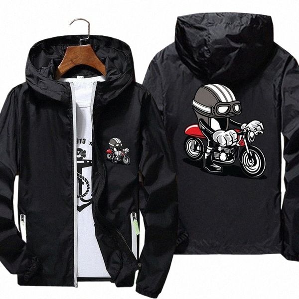 Café Racer Biker Moto Racing Moto Speed Racer Motocicleta Windbreaker Casaco Protetor Solar Piloto Camisetas Ciclismo Jaqueta T0Ww #