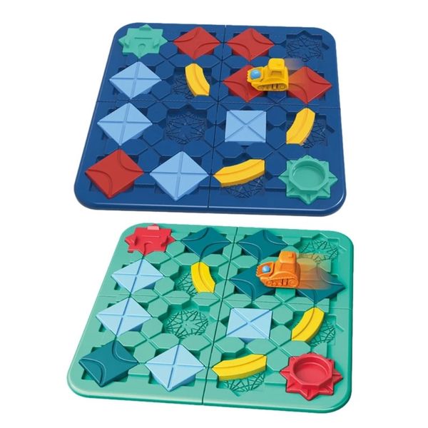 B2EB Crianças Educacionais Road Maze Toy Melhora a Resolução de Problemas e a Coordenação Mão-Olho Divertido e Envolvente Maneira de Aprender 240321