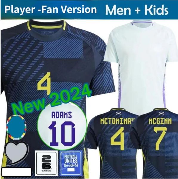 2024 2025 camicia da calcio scozzese Tierney Dykes Adams Shirt da calcio 24 25 Christie McGregor Kid Kit Kit