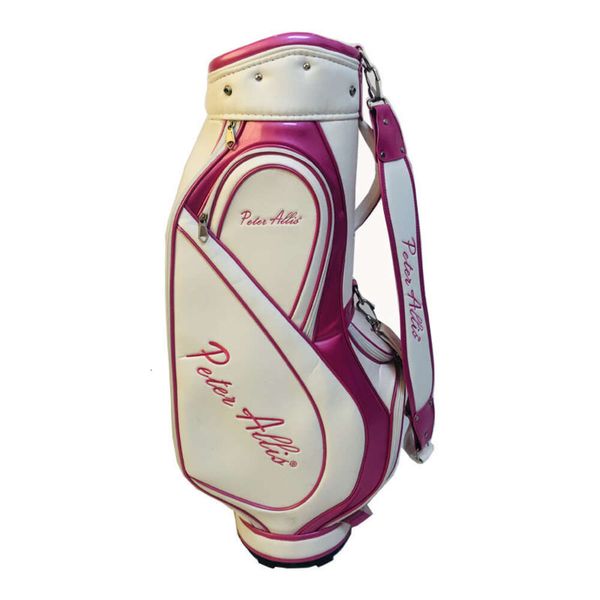 Borse da golf di design Mazze da golf in PU rosa Borsa da golf da donna impermeabile Borsa da golf di grande capacità e buona praticabilità