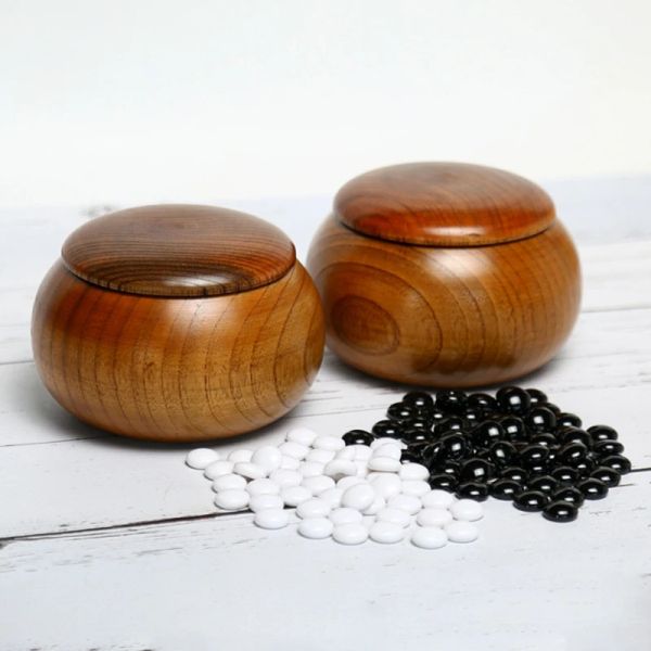 Jars Baduk Go Game Stones Ciotole per il classico gioco da tavolo di strategia (Baduk/Weiqi)