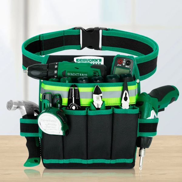 Gereedschapstassen Multitool Pouch Tool Twist Bag Tasca per chiodi Cintura in vita Cintura da lavoro per carpentiere Porta martello impermeabile Borse portaoggetti Organizzazione