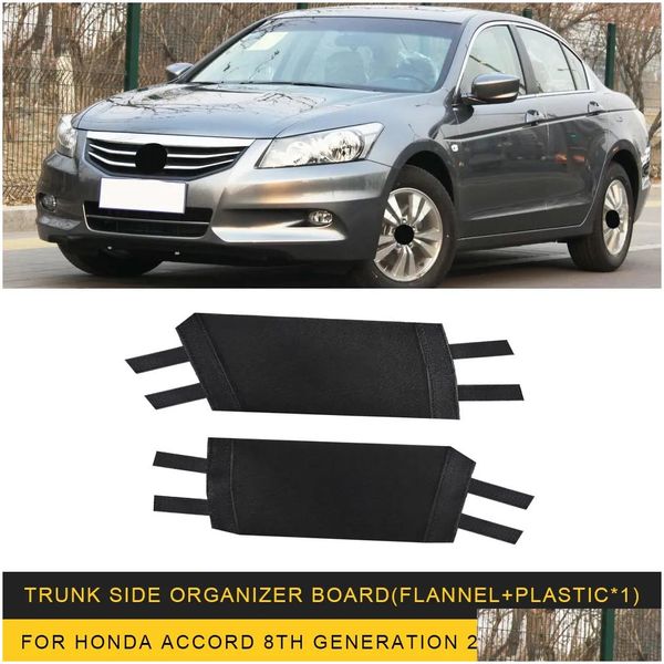 Auto-Organizer für Honda Accord 2008–2021, Zubehör, Bord, Flanell, Kofferraum, Seitenaufbewahrung, Trennwände, Platte, Heckbox, Schild 21643298283 Drop DHDPY