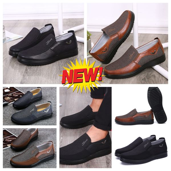 Scarpe casual GAI Uomo Nero Marrone Scarpe Punta dei piedi banchetto per feste Completo da uomo designer Minimalisti Traspiranti Taglie scarpe EUR 38-50